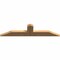 Ekena Millwork Portland Smooth Timber Gable Bracket, Western Red Cedar, 36"W x 9"H x 1 1/2"D x 3 1/2"F, 6/12 Pitch GBW036X09X0204POR00SWR - alternate 3